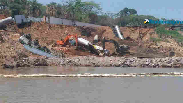 Defesa Civil prevê conclusão de limpeza em área que cedeu em oito dias