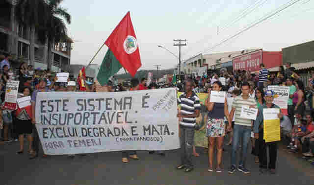 Grito dos Excluídos em Ouro Preto do Oeste pede saída de Michel Temer