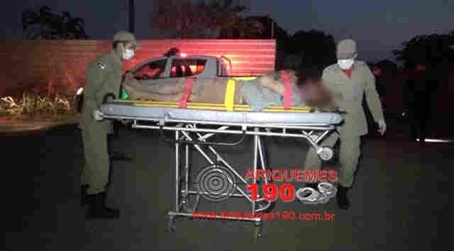 Homem é esfaqueado no rosto em Ariquemes