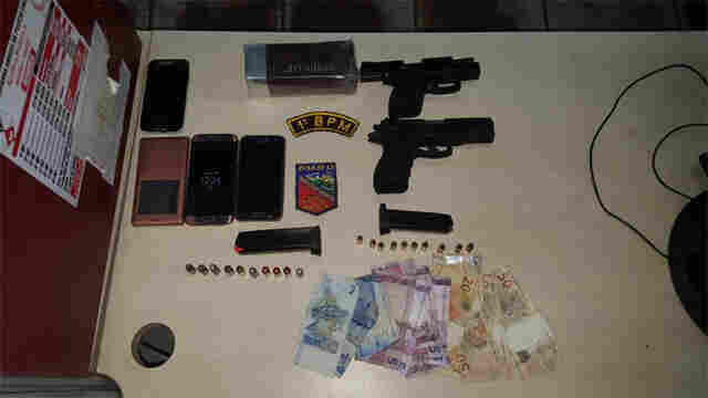 Polícia frustra assalto a comércio e prende dois ladrões