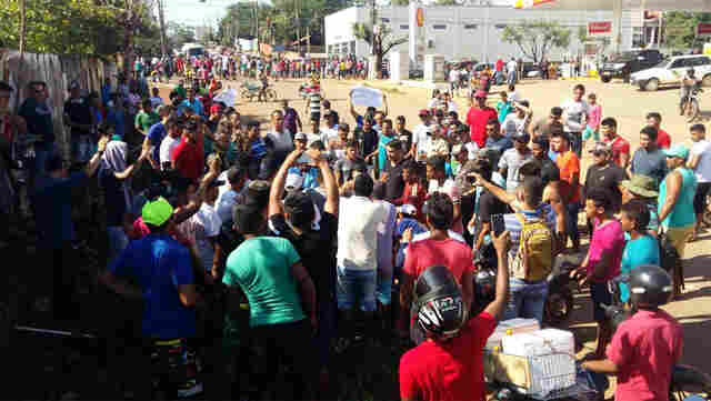 Garimpeiros reivindicam exploração 500 metros após a ponte no Rio Madeira