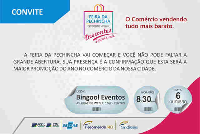 1ª Feira da Pechincha deve oferecer produtos a preços acessíveis em Porto Velho