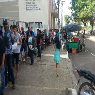 Filas gigantes se formam nas agências em Porto Velho após a greve dos bancários