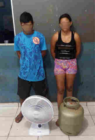 Casal é preso após furtar residência em Porto Velho