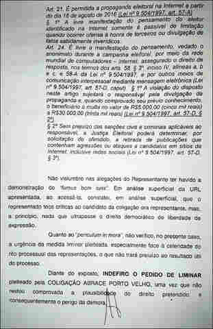 Léo Moraes tenta remover página do Facebook de internauta com críticas políticas mas Justiça nega