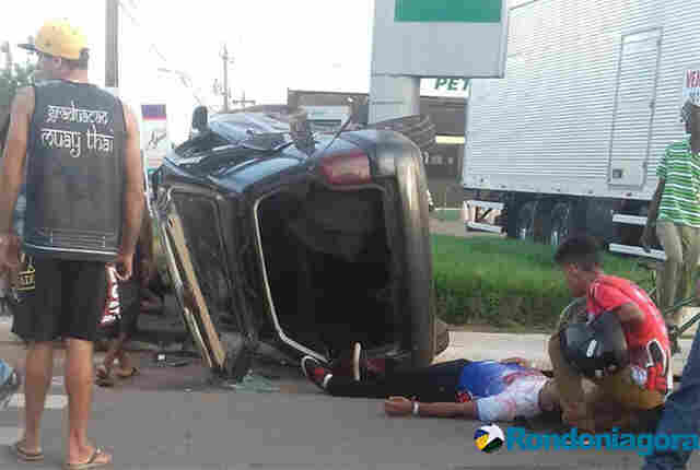 Acidente na capital deixa três gravemente feridos nesta quarta-feira