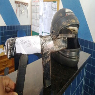 Em Ouro Preto, ladrão apanha no 3º assalto e foge largando arma para trás