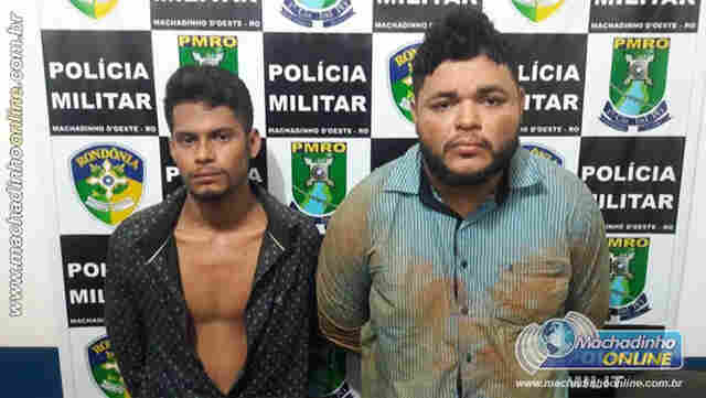 Dupla é presa após tentar assaltar oficial da PM em Machadinho