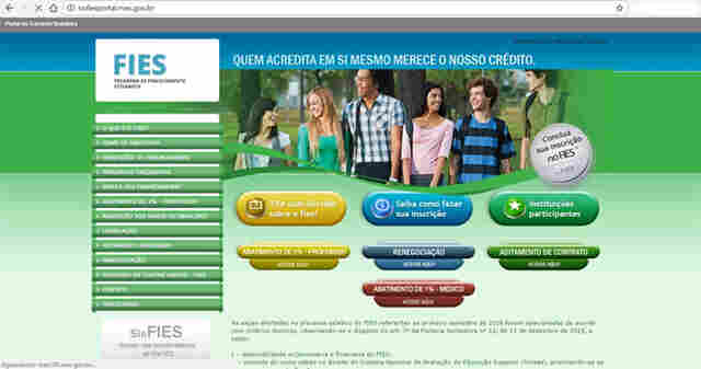 Renovação da matrícula no Fies começa nesta quarta