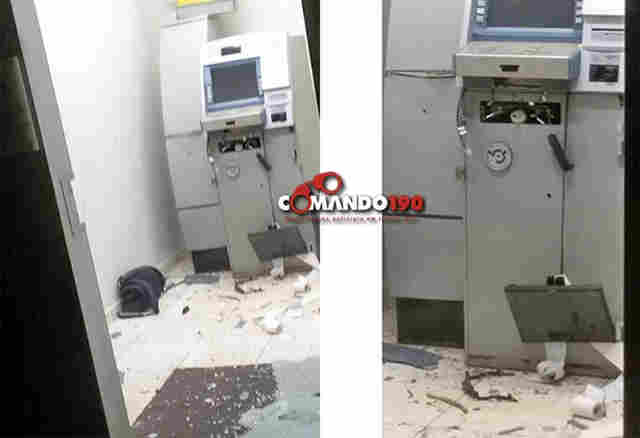 Bandidos tentam explodir caixa eletrônico em Governador Jorge Teixeira