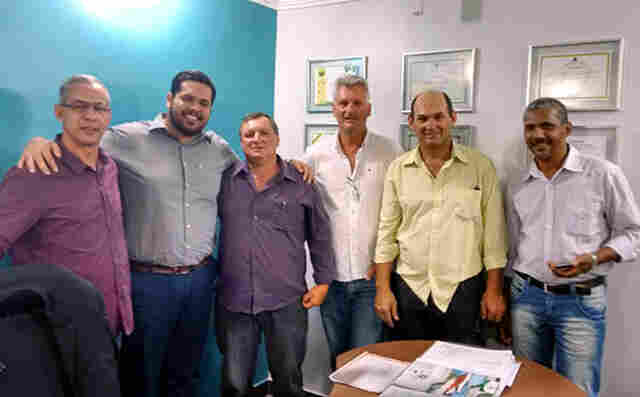 Jean Oliveira recebe a visita do prefeito eleito de Pimenteiras