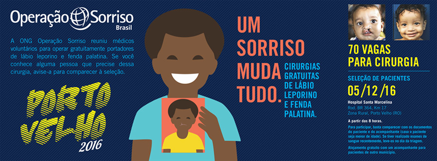 Cirurgias de lábio leporino e fenda palatina vão beneficiar 70 pacientes em Rondônia