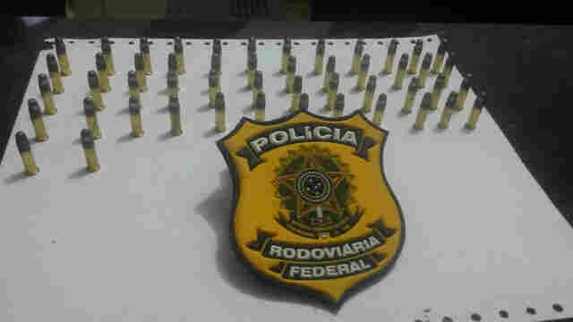 PRF detém homem com 50 munições calibre 22