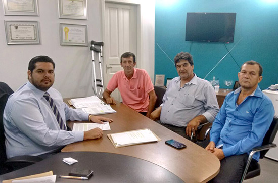 Jean Oliveira recebe a visita do prefeito eleito de Cabixi