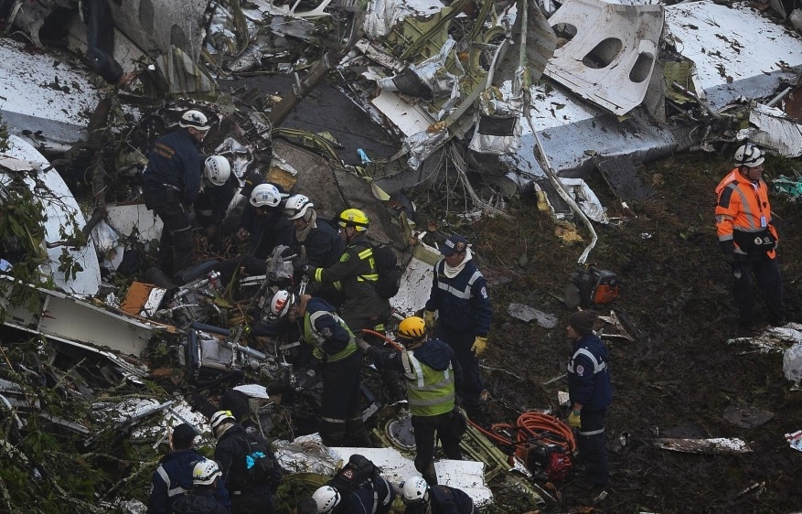 Colômbia informa que 72 corpos já foram resgatados; Fotos