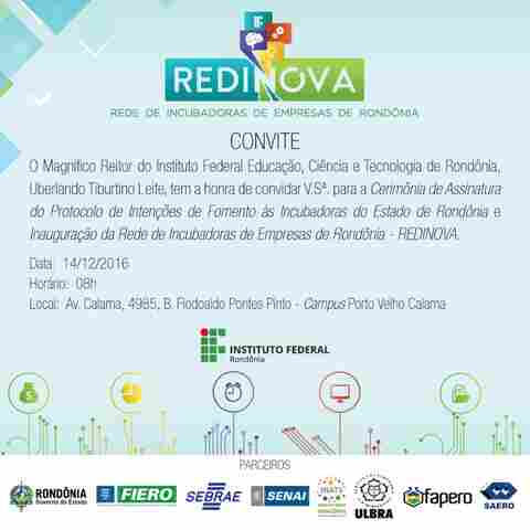 IFRO lança primeira rede de incubadoras de empresas