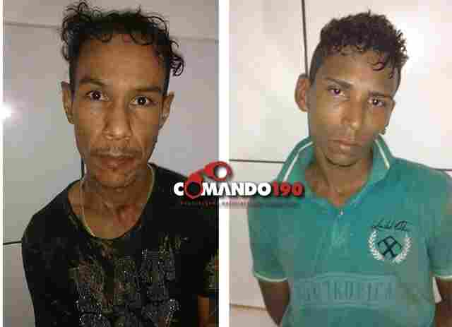 Polícia flagra dupla assaltando jovem; um dos criminosos é foragido da Justiça