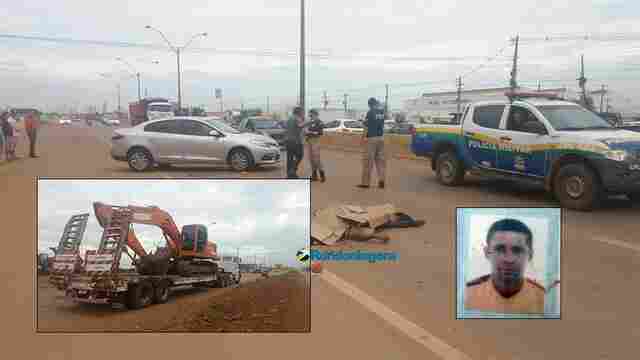 Homem tem a cabeça esmagada na BR-364 em Porto Velho