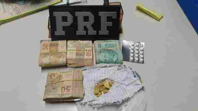 Homem é preso com anfetaminas, ouro e quase R$ 20 mil
