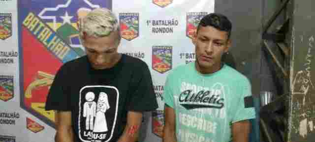 Dupla ameaça policiais com arma falsa durante perseguição em Porto Velho