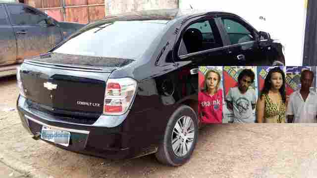 Após denúncia anônima, quarteto é preso por tráfico de drogas na BR-364