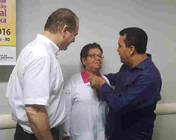 Garçon acompanha ministro da Saúde em visita a hospitais de Rondônia