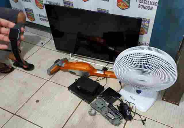 Jovem é preso com produtos roubados na Zona Norte de Porto Velho