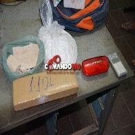 Após denúncia anônima, PM prende jovem com dois quilos de maconha e crack