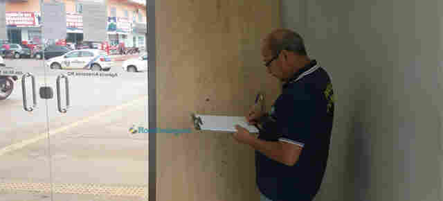 Criminosos atiram em porta e tentam furtar Banco do Brasil na Avenida Amazonas