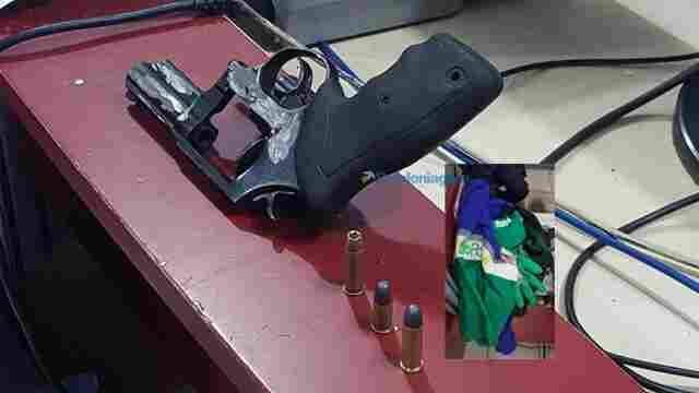 Dois suspeitos de assaltos são presos portando revólver; um usava uniforme de gari