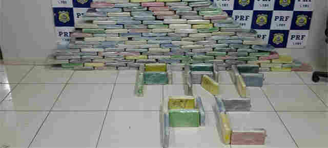 Operação conjunta da PC e PRF apreende 180 quilos de cocaína