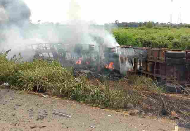 Acidentes nas rodovias federais de Rondônia deixam 17 pessoas feridas e uma morta