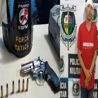 Foragido é preso após cair de telhado de residência durante perseguição em Porto Velho