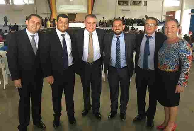 Laerte participa de solenidade de posse e reafirma compromisso com prefeitos