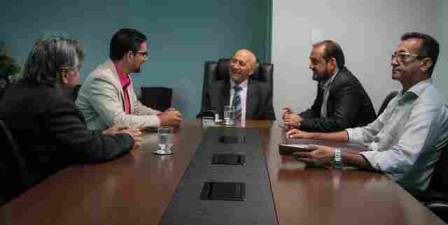 Em audiência com Confúcio Moura, novos deputados manifestam apoio ao governo