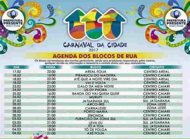 Confira as datas em que desfilam os blocos de carnaval de rua em Porto Velho