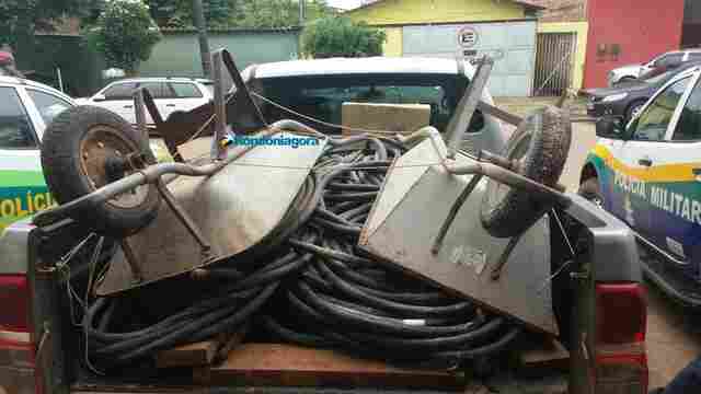 Homem é preso ao ser flagrado furtando fios de cobre na Usina Jirau