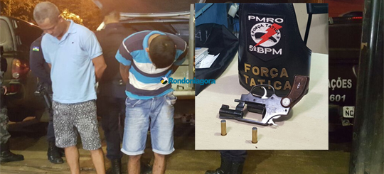PM prende suspeito de roubo com revólver e recaptura foragido no Cascalheira em Porto Velho