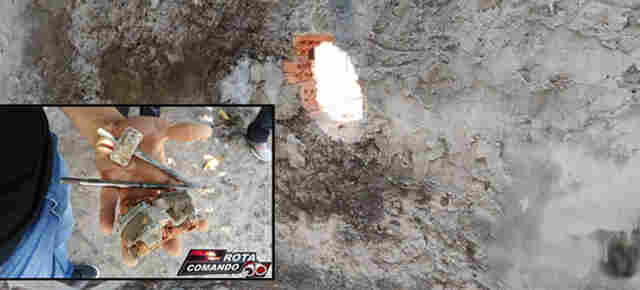 Presos fazem buracos em muro e tentam fugir da Penitenciária de São Francisco do Guaporé