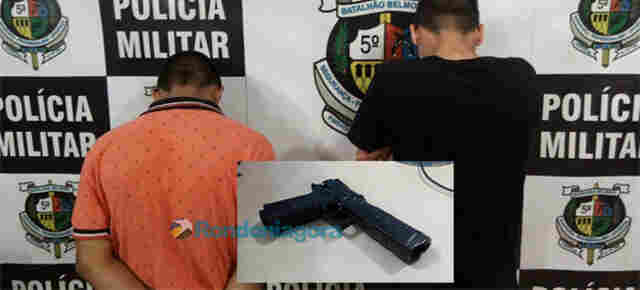 Adolescentes são detidos com arma de brinquedo após tentativa de roubo na Zona Leste