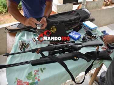 PM e Polícia Civil recuperam armas e munições roubados de colecionador em Ji-Paraná