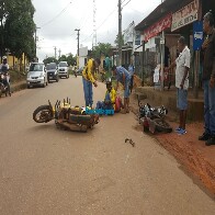 Mototaxista colide com outra moto na Zona Sul de Porto Velho