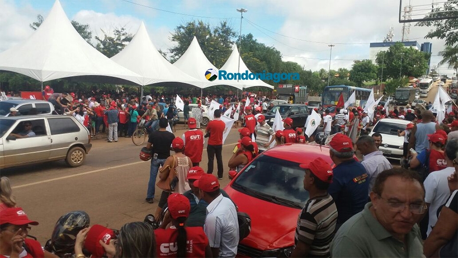 Em Porto Velho, manifestantes também pressionam pelo fim da reforma da Previdência