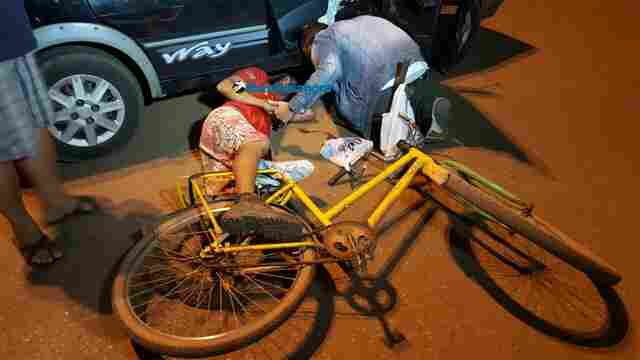 Ciclista embriagado é atropelado em Porto Velho