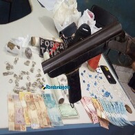 Quadrilha é presa com drogas e uma escopeta na Zona Leste de Porto Velho