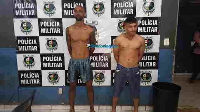 Dois são presos com moto roubado e acabam reconhecidos pela vítima, na capital