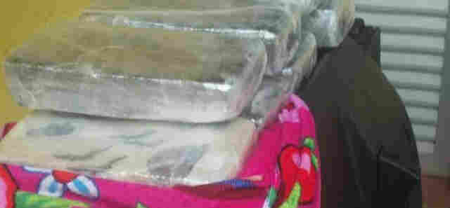 PRF flagra mulher transportando mais de sete quilos de cocaína, em Porto Velho