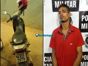 Homem confessa furto ao ser preso com moto sem documentação na Zona Leste