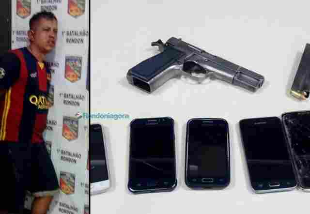 Criminoso é baleado durante troca de tiros com a PM após roubo a residência na capital