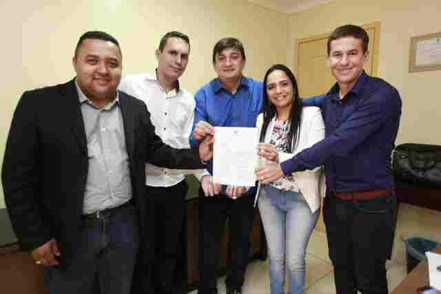 Cleiton Roque recebe prefeita e vereadores de Pimenta Bueno